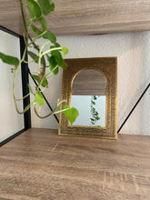 Spiegel 28x20 cm gold